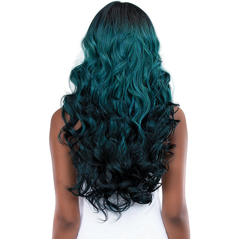 Janet Collection Synthetic Melt Extended Deep  HD Part Lace Wig - JADA