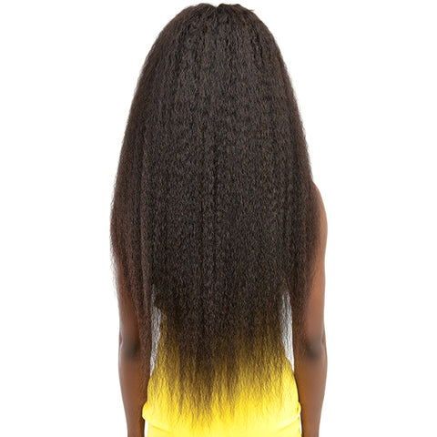 Janet Collection Virgin Remy Human Deep Part HD Lace Wig KINKY CRIMP