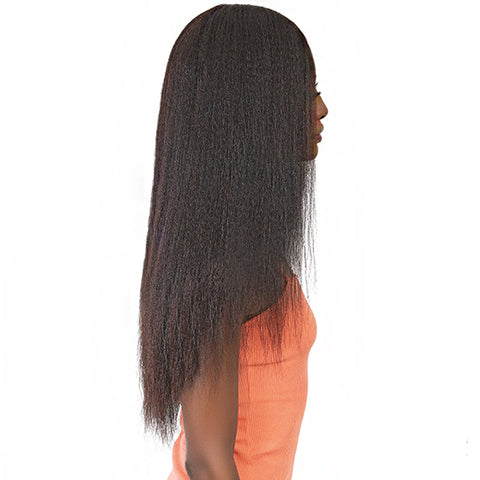 Janet Collection Virgin Remy Human Deep Part HD Lace Wig - PERM YAKY