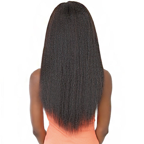 Janet Collection Virgin Remy Human Deep Part HD Lace Wig - PERM YAKY