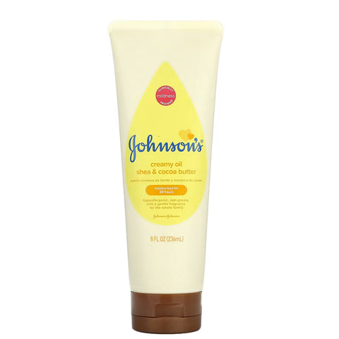 Johnson's Baby Creamy Oil Shea & Cocoa Butter 8oz