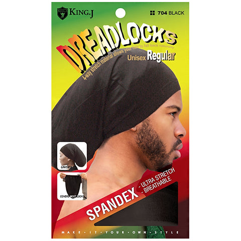 King J Spandex Cap for Dreadlocks Unisex Regular