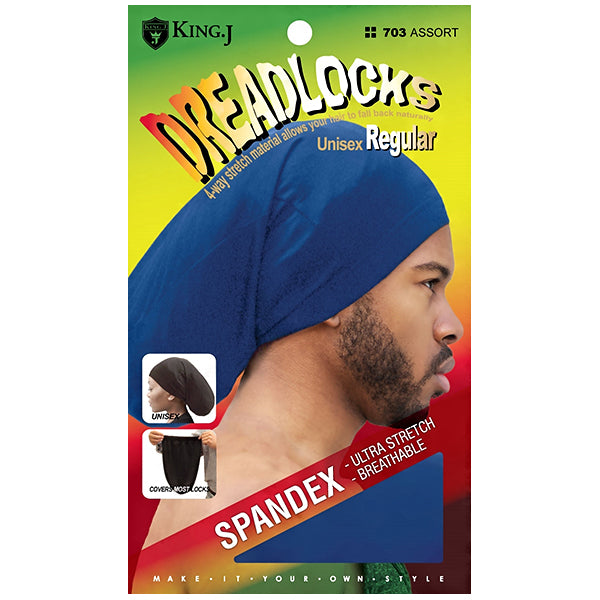 King J Spandex Cap for Dreadlocks Unisex Regular