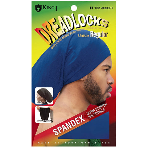 King J Spandex Cap for Dreadlocks Unisex Regular