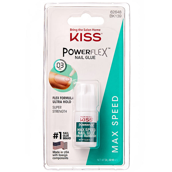 Kiss BK139 PowerFlex Max Speed Nail Glue 0.10oz