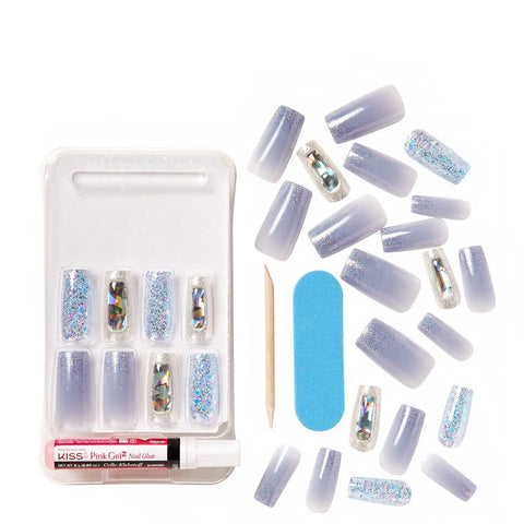 Kiss FAXX Fantasy Gel Allure Ready to Wear Gel  28 Nails