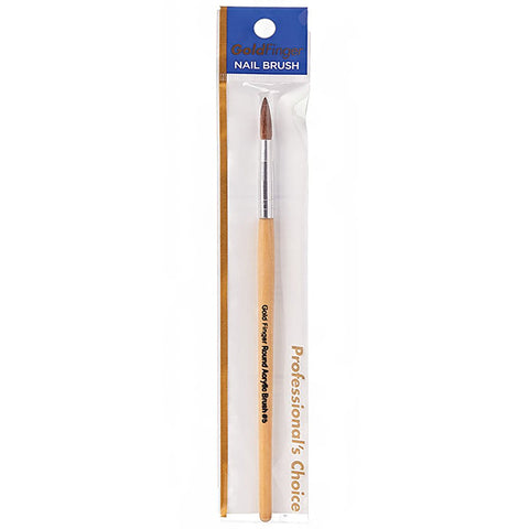 Kiss GoldFinger GABR100 Round Acrylic Nail Brush #5