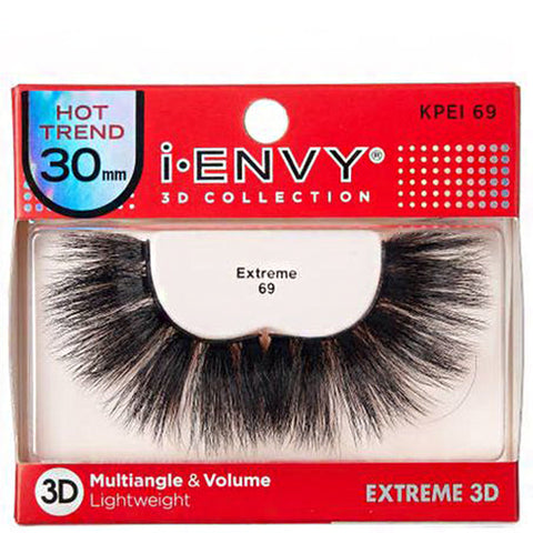 Kiss I-Envy 3D Collection KPEIXX Hot Trend 30mm Extreme 3D Eyelashes