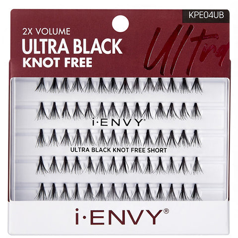 Kiss I Envy KPEXXUB Individual Lashes Knot Free Ultra Black