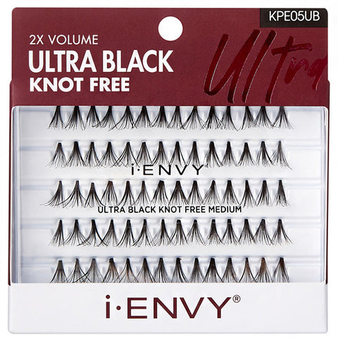 Kiss I Envy KPEXXUB Individual Lashes Knot Free Ultra Black
