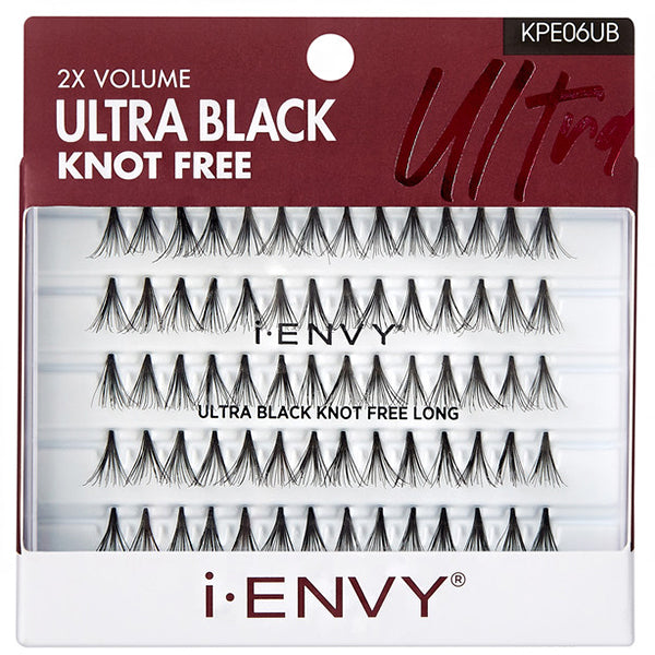 Kiss I Envy KPEXXUB Individual Lashes Knot Free Ultra Black