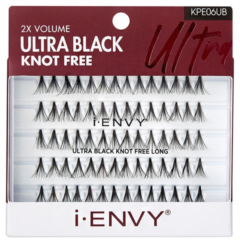 Kiss I Envy KPEXXUB Individual Lashes Knot Free Ultra Black