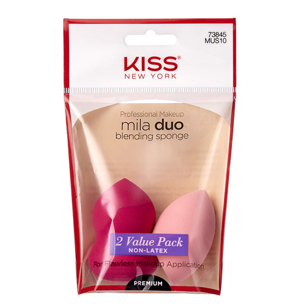 Kiss MUS10 Mila Duo Blending Sponge - 2 Value Pack