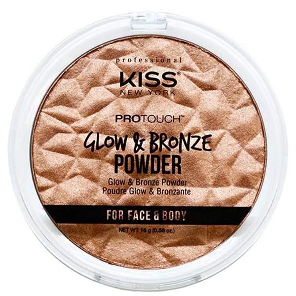 Kiss New York KPBP01 Pro Touch Glow & Bronze Powder - Medium
