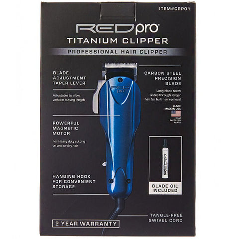 Kiss Red Pro CRP01 Titan Hair Clipper