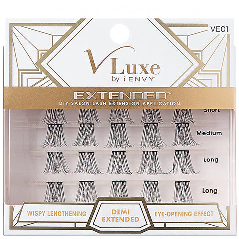 Kiss V-Luxe by I Envy Extended VEXX  Individual Lashes
