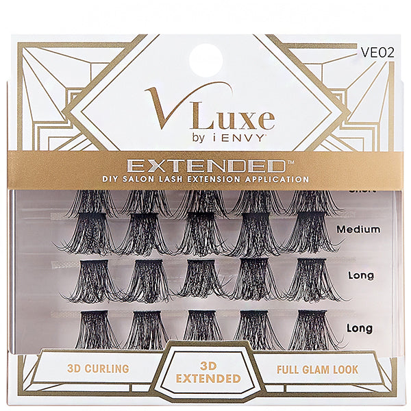 Kiss V-Luxe by I Envy Extended VEXX  Individual Lashes