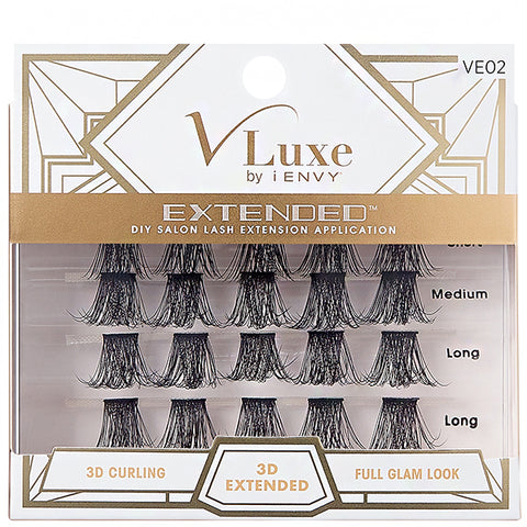 Kiss V-Luxe by I Envy Extended VEXX  Individual Lashes