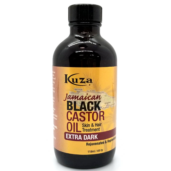 Kuza Jamaican Black Castor Oil Skin & Hair Treatment 4oz - Extra Dark