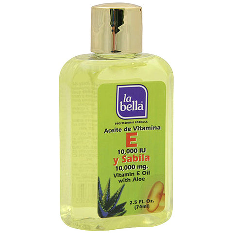 La Bella Aceite De Vitamina E y Sabila 2.5oz
