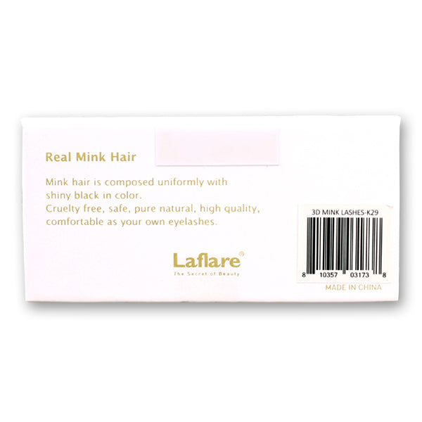Laflare 100% Mink Hair 3D Mink Eye Lashes