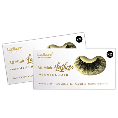 Laflare 100% Mink Hair 3D Mink Eye Lashes