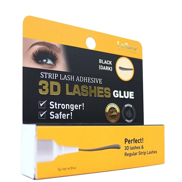 Laflare 3D Lashes Glue Strip Lash Adhesive Black 25oz