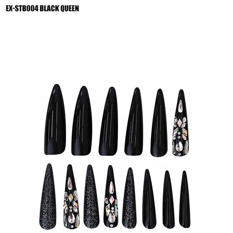 Laflare NEX 28 Premium 3D Nails - Extra Long Stiletto