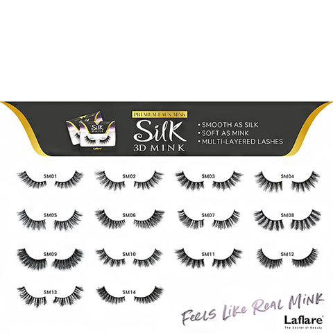 Laflare Premium Faux Mink SMXX Silk 3D Mink Eyelashes