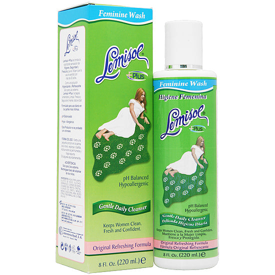 Lemisol Plus Feminine Wash Gentle Daily Cleanser 8oz