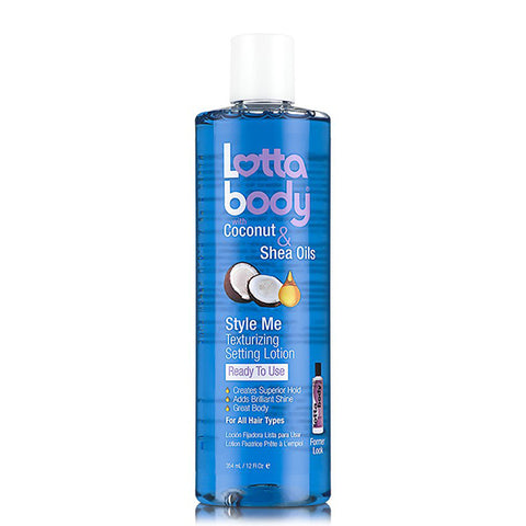 LottaBody Coconut & Shea Oils Style Me Texturizing Setting Lotion 12oz
