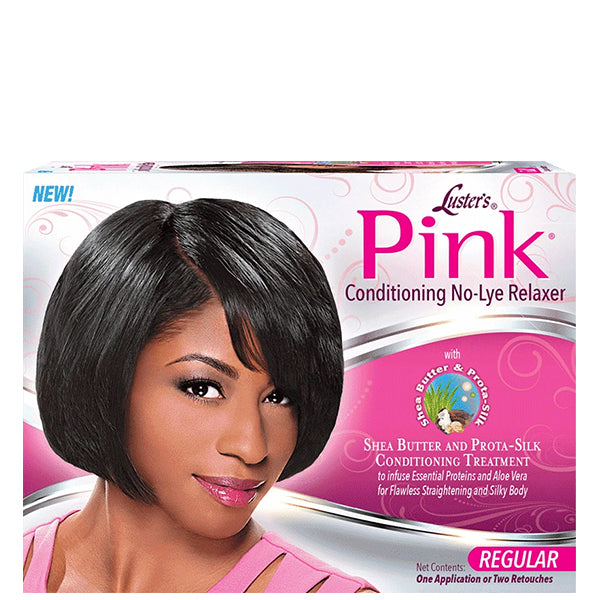 Luster Vision Kit Luster's Pink No-Lye Relaxer Kit 1 Application or 2 Retouch - Regular ...