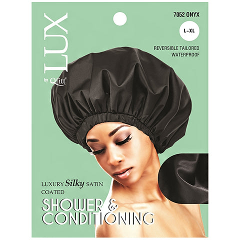 Lux by Qfitt Coated Shower & Conditioning - L\/XL #7052 Onyx