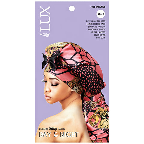 Lux by Qfitt Luxury Silky Satin Day & Night - Braid #7065 Afro Assort