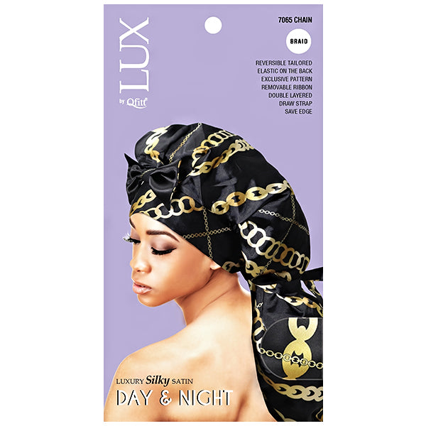 Lux by Qfitt Luxury Silky Satin Day & Night - Braid #7065 Afro Assort