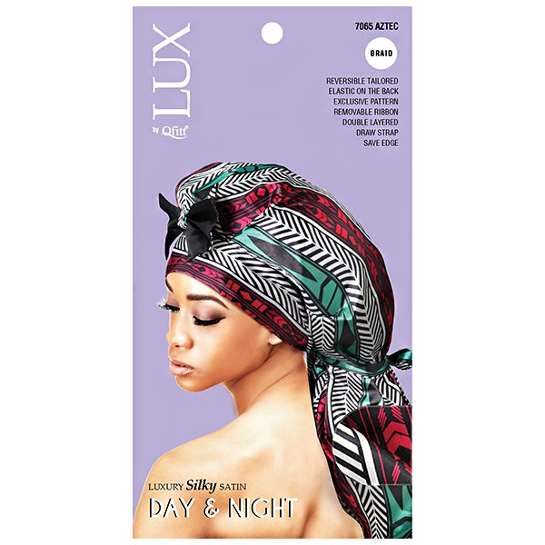 Lux by Qfitt Luxury Silky Satin Day & Night - Braid #7065 Afro Assort