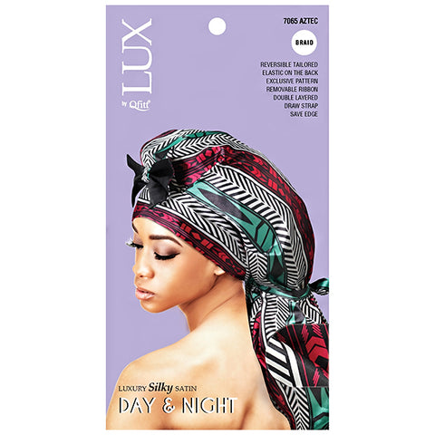 Lux by Qfitt Luxury Silky Satin Day & Night - Braid #7065 Afro Assort