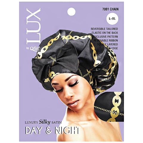 Lux by Qfitt Luxury Silky Satin Day & Night - L\/XL #7061 Afro Assort