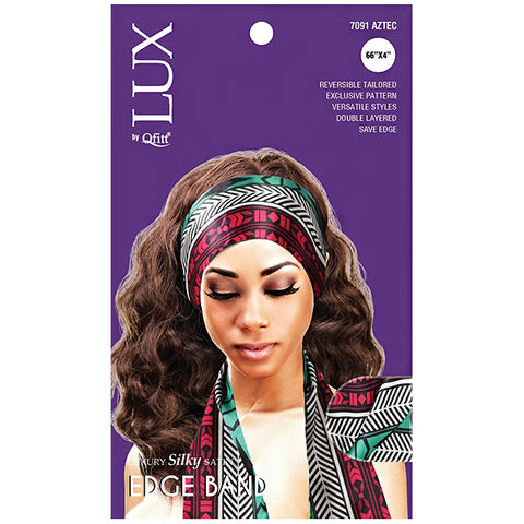 Lux by Qfitt Silky Satin Edge Band - 66\"X4\" #7091 Afro Assort