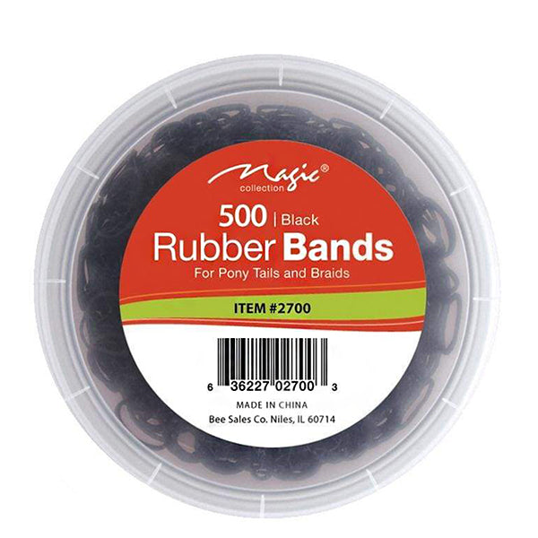 Magic Collection #2700 Rubber Band 500pc Black