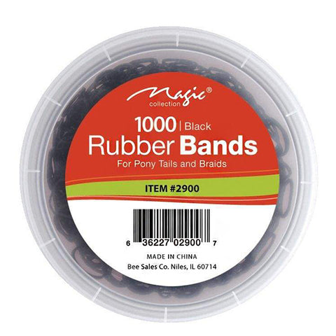 Magic Collection #2900 Rubber Band 1000pc Black