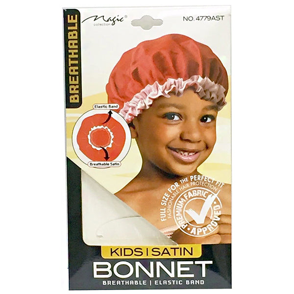 Magic Collection #4779 Kids Satin Bonnet
