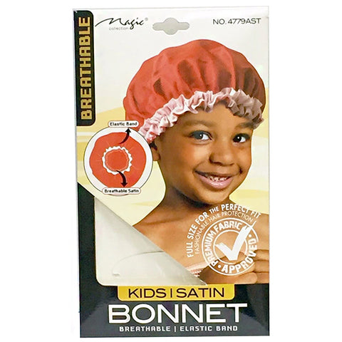 Magic Collection #4779 Kids Satin Bonnet