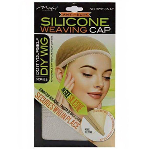 Magic Collection #DIY018NAT DIY Silicone Weaving Cap Blond