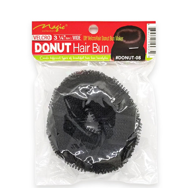 Magic Collection #Donut-08 Velcro 3 1\/4\" Wide Donut Hair Bun