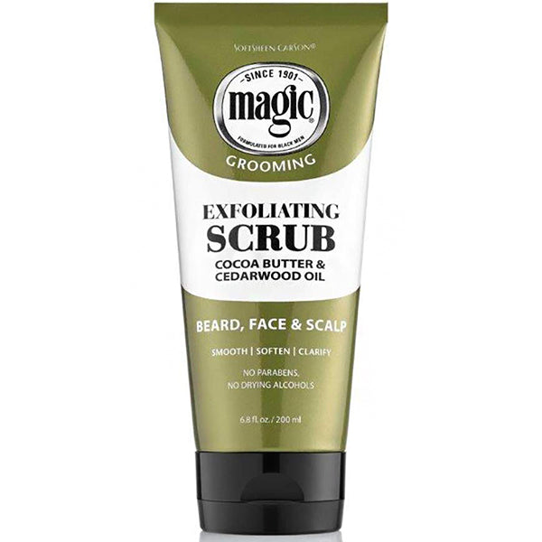 Magic Grooming Exfoliating Scrub for Beard Face & Scalp 6.8oz