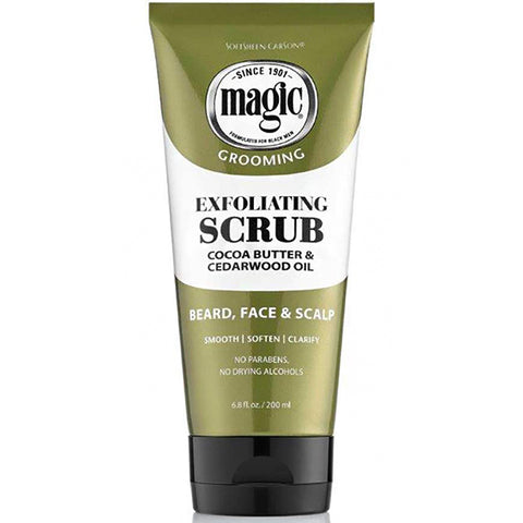 Magic Grooming Exfoliating Scrub for Beard Face & Scalp 6.8oz