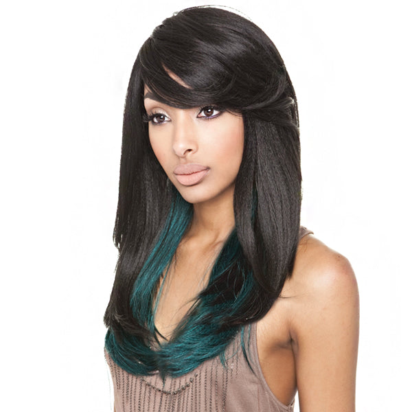 Mane Concept Brown Sugar Human Blend Full Wig - BS110