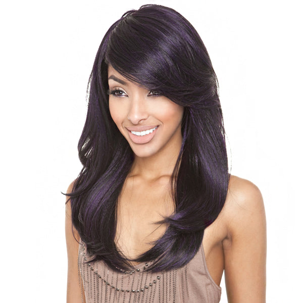 Mane Concept Brown Sugar Human Blend Full Wig - BS110