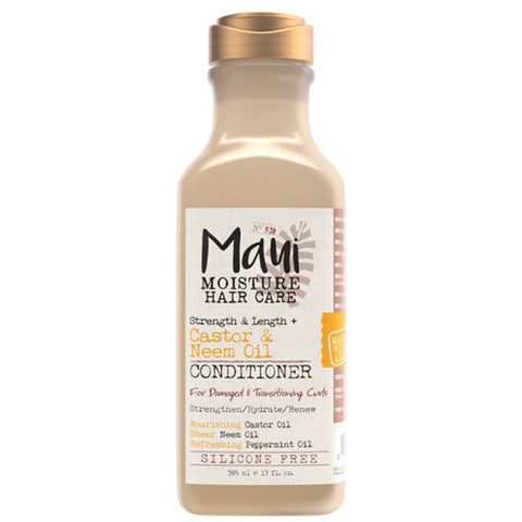 Maui Moisture Strength & Length+ Castor & Neem Oil Conditioner 13oz